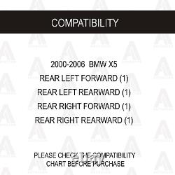 4 pcs Rear Axle Subframe Control Arm Mounts Polyurethane Bushings for BMW E53 X5
