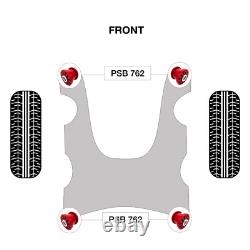 4x VW Transporter T5 (03-15) Front Sub Frame Poly PSB Bushing Kit