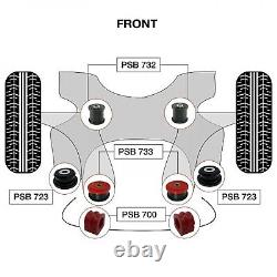 Audi TT MK1 Complete Front Forged Arm/Subframe & ARB 20mm PSB Bushing Kit 98- 06