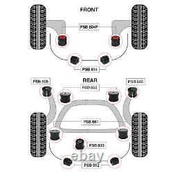 BMW 3 Series E46 Complete Front Wishbone & Rear Subframe PSB Bushing Kit 00 05