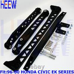 Billet Rear Lower Control Arm Subframe Brace Tie Bar For Honda CIVIC Ek 96-00 F7