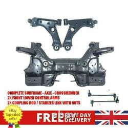 COMPLETE Vauxhall Corsa D FRONT SUBFRAME WITH 2X CONTROLS ARMS 2X SUSPENSION ROD