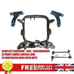 Complete Vauxhall Corsa C Front Subframe With 2x Controls Arms 2x Suspension Rod