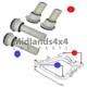 For Nissan Serena C26 10-16 4pcs Front Subframe Body Front & Rear Bush Kit