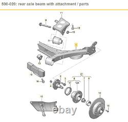 For Vw Bora Golf New Beetle 1997-2010 Subframe Beam Rear