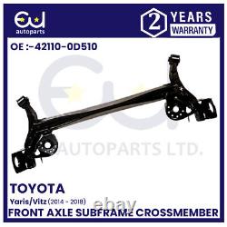 Front Axle Carrier Subframe Crossmember for toyota Yaris Vitz 14-18 42110-0D510