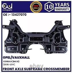 Front Axle Subframe Crossmember Engine Carrier For Opel Vauxhall Corsa D 2006-14