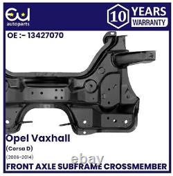 Front Axle Subframe Crossmember Engine Carrier For Opel Vauxhall Corsa D 2006-14