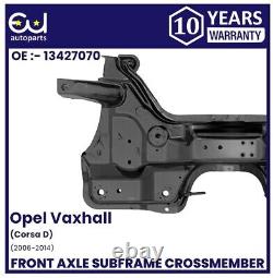 Front Axle Subframe Crossmember Engine Carrier For Opel Vauxhall Corsa D 2006-14