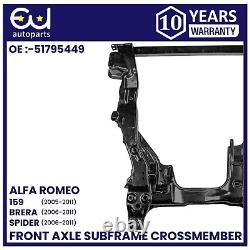 Front Axle Subframe Crossmember For Alfa Romeo 159 4wd 2005-2011 51795449