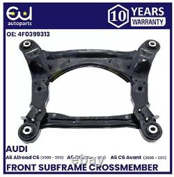 Front Axle Subframe Crossmember For Audi A6 C6 Mk3 Avant 2004-11 Manual Cvt Only