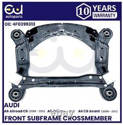 Front Axle Subframe Crossmember For Audi A6 C6 Mk3 Avant 2004-11 Manual Cvt Only