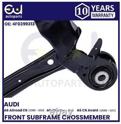 Front Axle Subframe Crossmember For Audi A6 C6 Mk3 Avant 2004-11 Manual Cvt Only