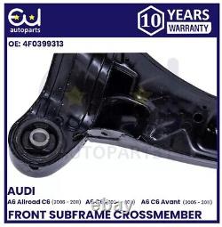 Front Axle Subframe Crossmember For Audi A6 C6 Mk3 Avant 2004-11 Manual Cvt Only