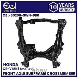 Front Axle Subframe Crossmember For Honda Cr-v Mk3 2.0 Petrol 06-12 50200swn980