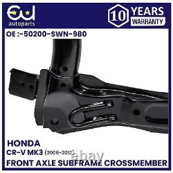 Front Axle Subframe Crossmember For Honda Cr-v Mk3 2.0 Petrol 06-12 50200swn980