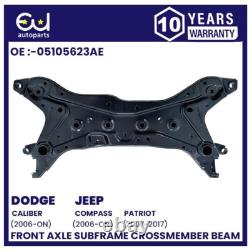 Front Axle Subframe Crossmember For Jeep Patriot 07-17 Compass 06-17 Caliber 06