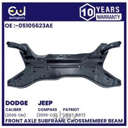 Front Axle Subframe Crossmember For Jeep Patriot 07-17 Compass 06-17 Caliber 06