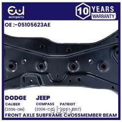 Front Axle Subframe Crossmember For Jeep Patriot 07-17 Compass 06-17 Caliber 06