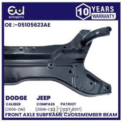 Front Axle Subframe Crossmember For Jeep Patriot 07-17 Compass 06-17 Caliber 06