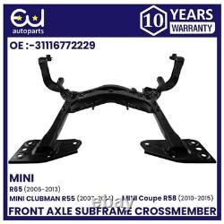 Front Axle Subframe Crossmember For Mini Cooper S Sd D Clubman R55 R56 R58 06-15