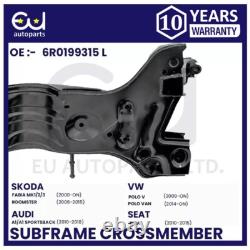 Front Subframe Axle Crossmember For Audi A1 Seat Ibiza Mk5 Polo Diesel6r0199315l
