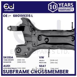 Front Subframe Axle Crossmember For Audi A1 Seat Ibiza Mk5 Polo Diesel6r0199315l