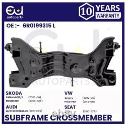 Front Subframe Axle Crossmember For Audi A1 Seat Ibiza Mk5 Polo Diesel6r0199315l