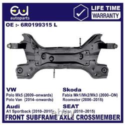 Front Subframe Axle Crossmember For Audi A1 Seat Ibiza Polo V Diesel 6r0199315l