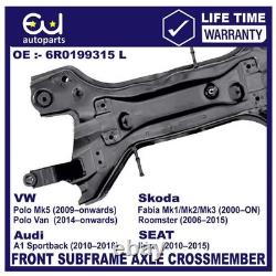 Front Subframe Axle Crossmember For Audi A1 Seat Ibiza Polo V Diesel 6r0199315l