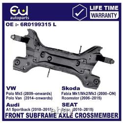 Front Subframe Axle Crossmember For Audi A1 Seat Ibiza Polo V Diesel 6r0199315l