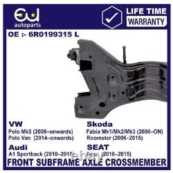 Front Subframe Axle Crossmember For Audi A1 Seat Ibiza Polo V Diesel 6r0199315l