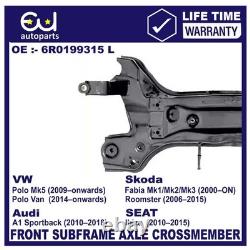 Front Subframe Axle Crossmember For Audi A1 Seat Ibiza Polo V Diesel 6r0199315l