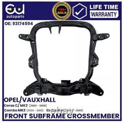 Front Subframe Axle Crossmember For Opel Vauxhall Combo C Corsa C Excluding Dpf