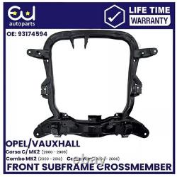 Front Subframe Axle Crossmember For Opel Vauxhall Combo C Corsa C Excluding Dpf