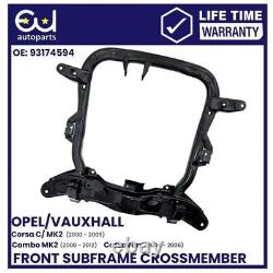 Front Subframe Axle Crossmember For Opel Vauxhall Combo C Corsa C Excluding Dpf