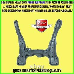 Front Subframe Axle Crossmember For Peugeot Fiat Citroen 2002 Match Part Number