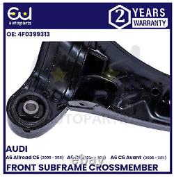 Front Subframe Cross Member For Audi A6 C6 Mk3 Avant 2004-2011 Manual Cvt Only