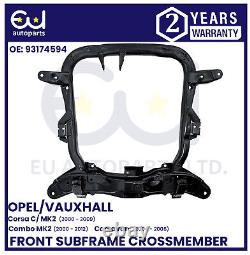 Front Subframe Cross Member For Opel Vauxhall Corsa Combo 2 Excluding Dpf 04-10