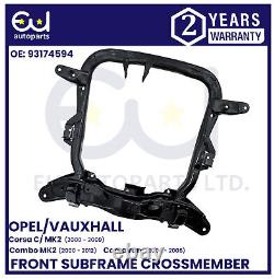 Front Subframe Cross Member For Opel Vauxhall Corsa Combo 2 Excluding Dpf 04-10