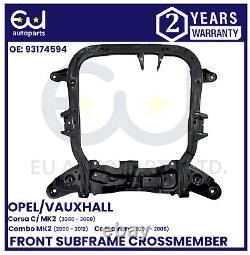 Front Subframe Cross Member For Opel Vauxhall Corsa Combo 2 Excluding Dpf 04-10