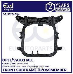 Front Subframe Cross Member For Opel Vauxhall Corsa Combo 2 Excluding Dpf 04-10