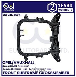 Front Subframe Cross Member For Opel Vauxhall Corsa Combo 2 Excluding Dpf 04-10