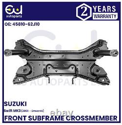 Front Subframe Cross Member For Suzuki Swift Mk3 05 Onward Petrol 2wd 4581062j10