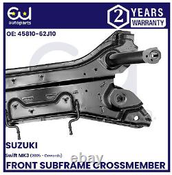 Front Subframe Cross Member For Suzuki Swift Mk3 05 Onward Petrol 2wd 4581062j10