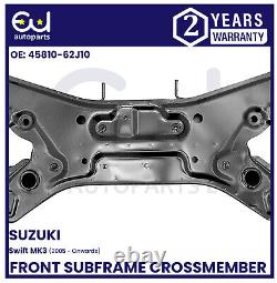 Front Subframe Cross Member For Suzuki Swift Mk3 05 Onward Petrol 2wd 4581062j10