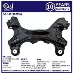Front Subframe Crossmember Axle Engine Carrier Support For Vw Golf Bora 1997-07