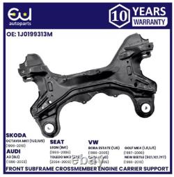 Front Subframe Crossmember Axle Engine Carrier Support For Vw Golf Bora 1997-07