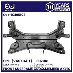 Front Subframe Crossmember Axle For Opel Vauxhall Agila B 08-14 (petrol/manual)