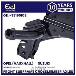 Front Subframe Crossmember Axle For Opel Vauxhall Agila B 08-14 (petrol/manual)